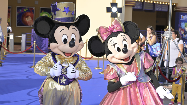 Minnie and Mickey at Paris event