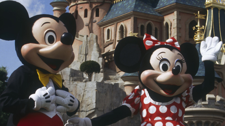 Minnie and Mickey at Disneyland Paris