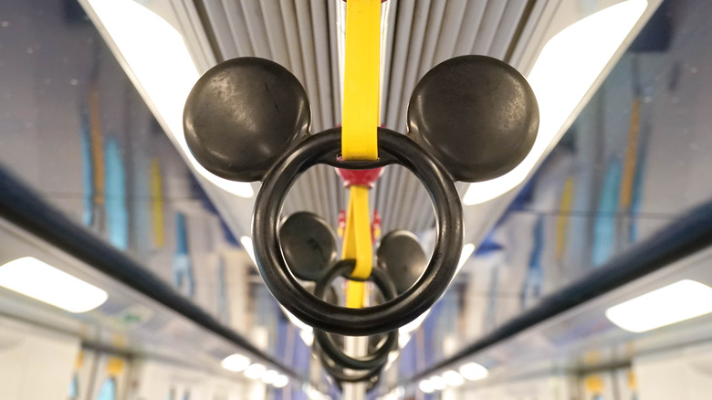 Disney themed metro train in Hong Kong