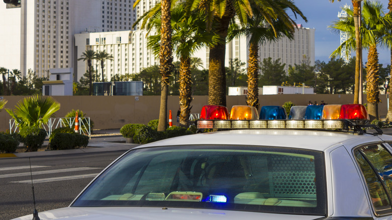 police car in Las Vegas 