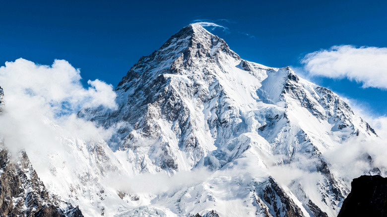 Daytime view of K2 Mountain