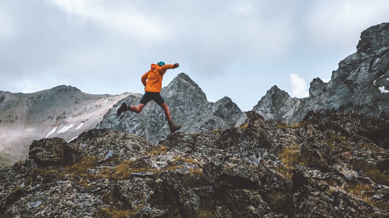 Mountain hiking