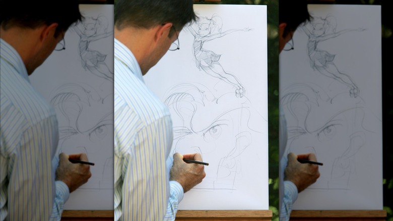 Disney animator drawing