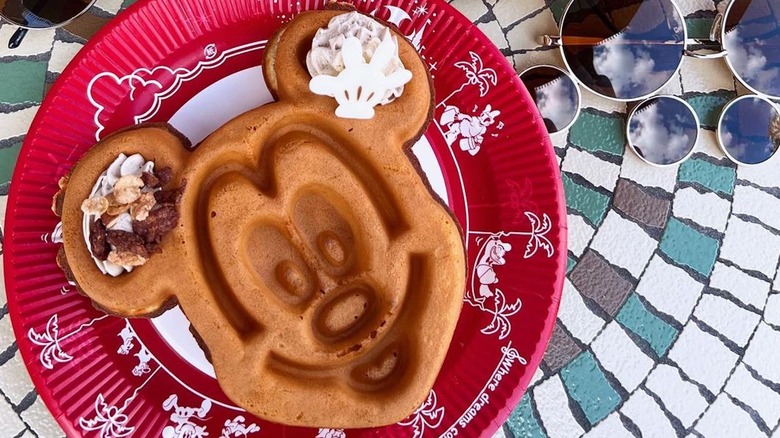 Mickey Mouse waffles