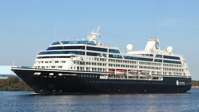 Azamara ship sailing