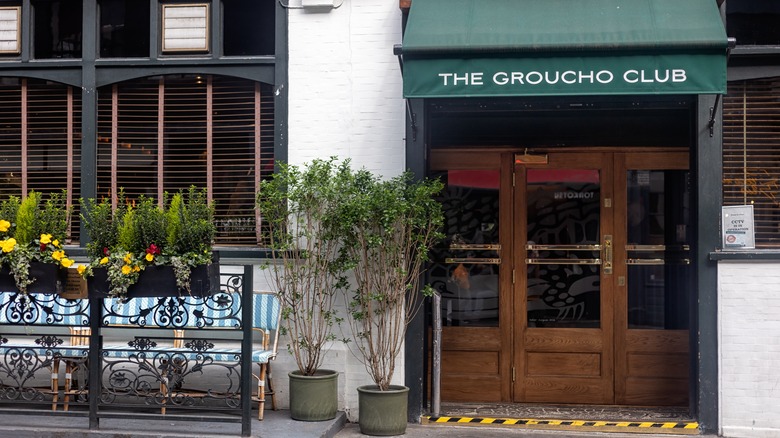 Front of The Groucho Club
