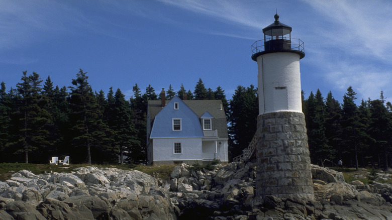 Lighthouse in Acadia National Park