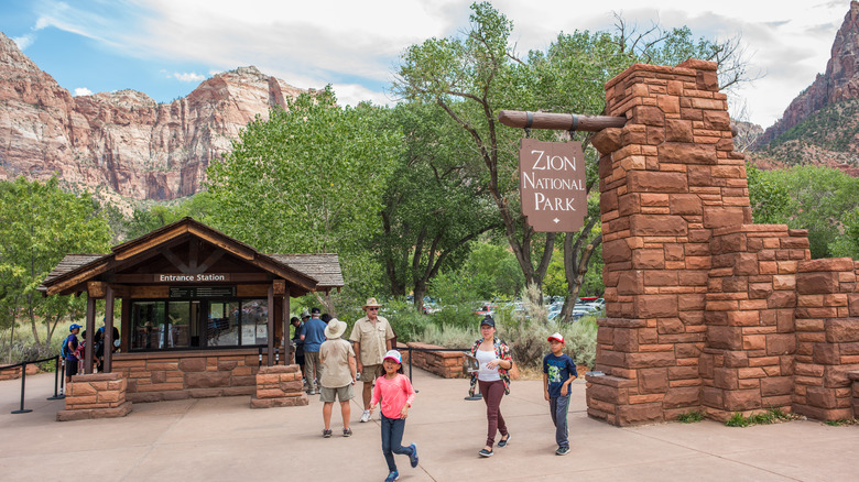 Zion National Park Entrance