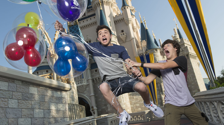 Guys and Disney balloons