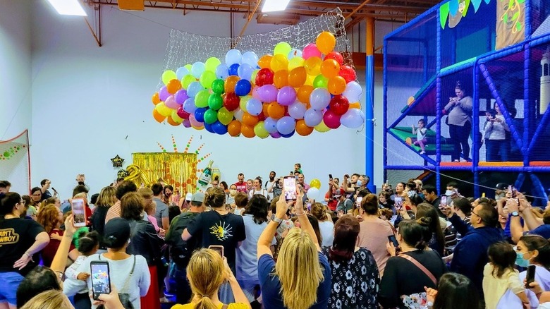 NYE Balloon drop at Indigo Play