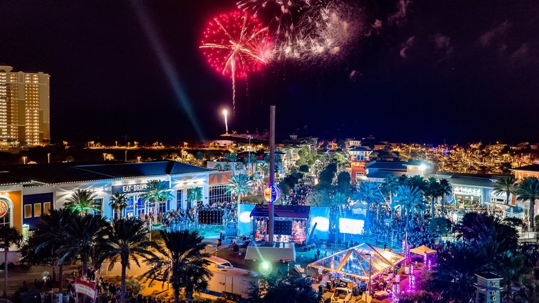 Fireworks at Panama City Beach