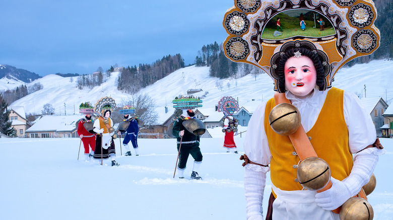 Silvesterchläusen in Canton of Appenzell