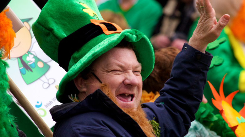 festive man at Cork celebration