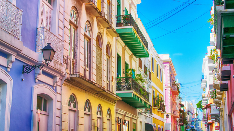 A colorful San Juan street