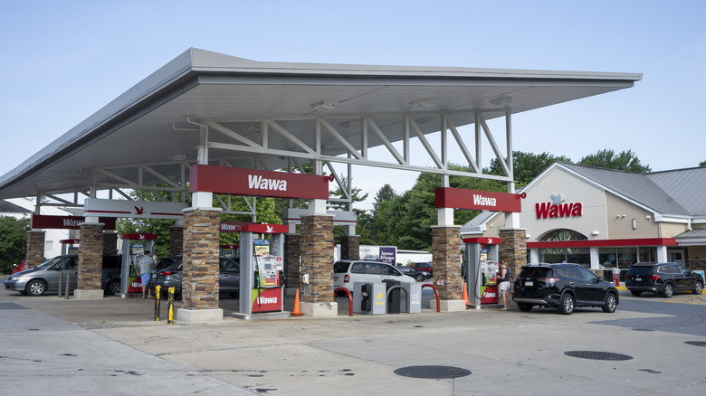 Wawa gas station when open