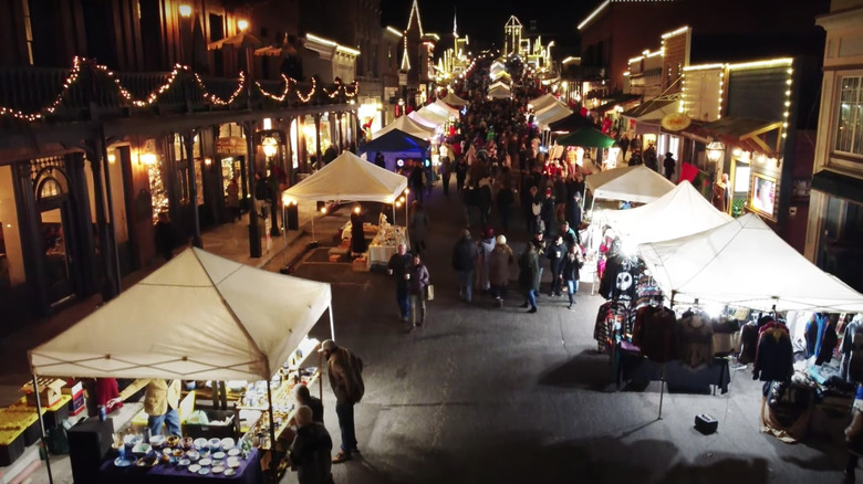 Nevada City's Victorian Christmas lights