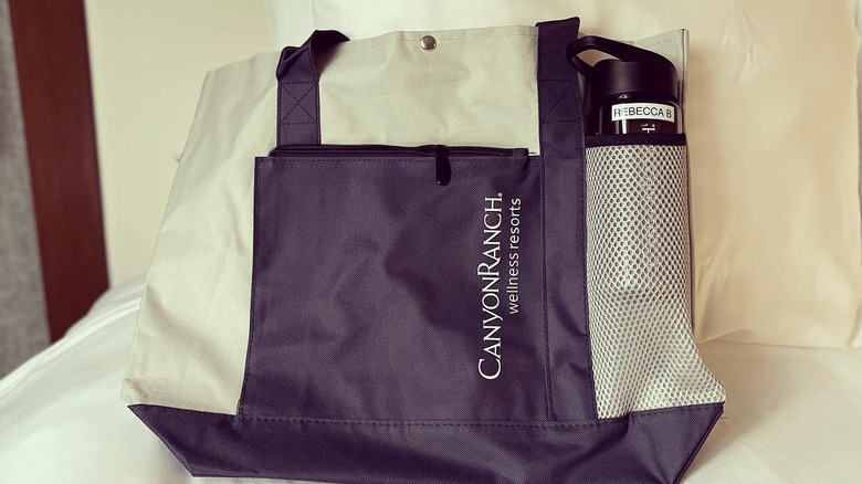 Canyon Ranch tote and bottle