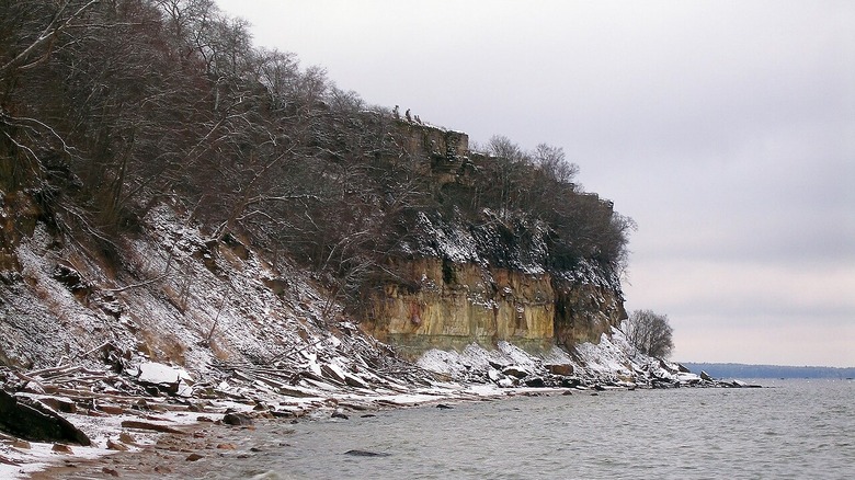 Winter at Türisalu Cliff