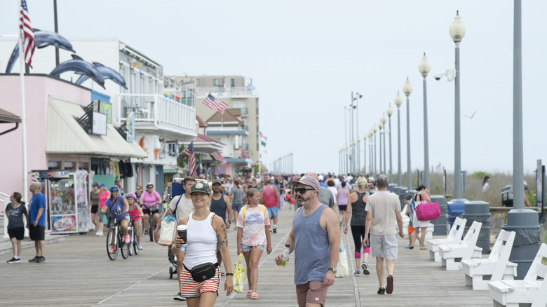 Rehoboth Beach Boardwalk patrons