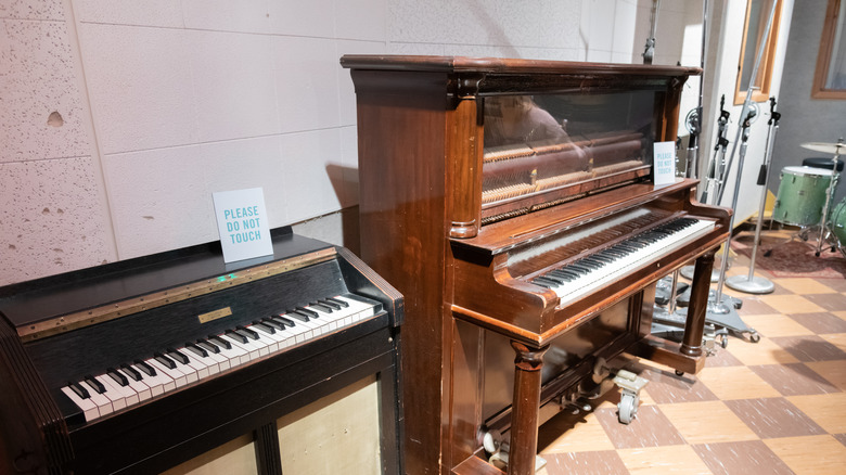 Pianos in RCA Studio B