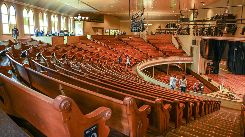 Ryman Auditorium interior