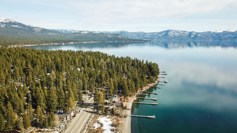 Roads around Lake Tahoe