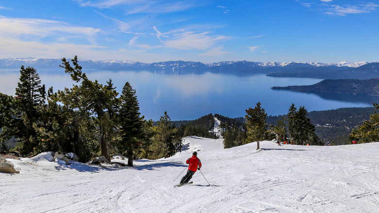 Sker above Lake Tahoe