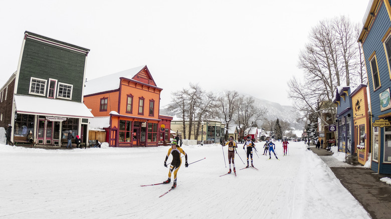 Nordic ski race in Crested Butte
