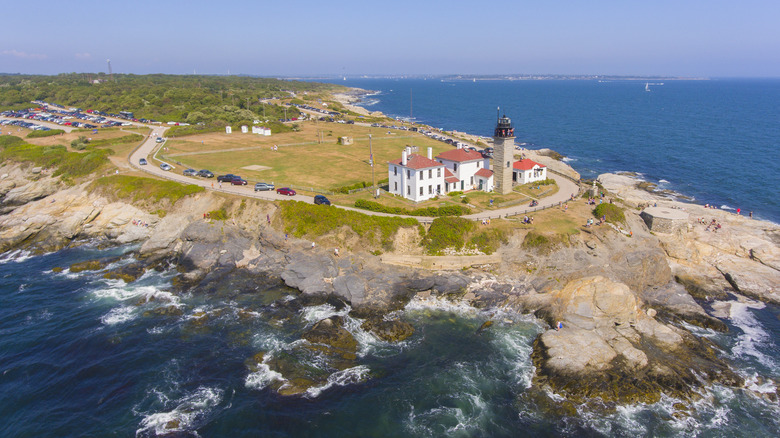Lighthouse in Jamestown, Rhode Island