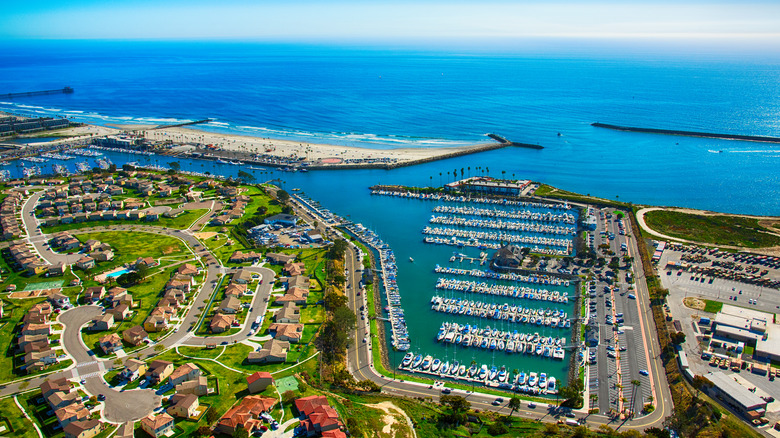 View of Oceanside, California