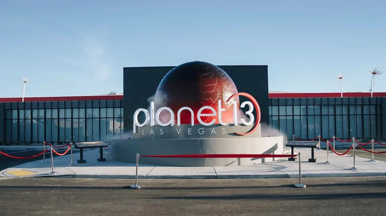 outside of Planet 13 Vegas