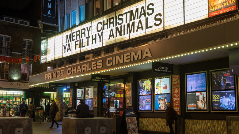 Marquee outside Prince Charles Cinema