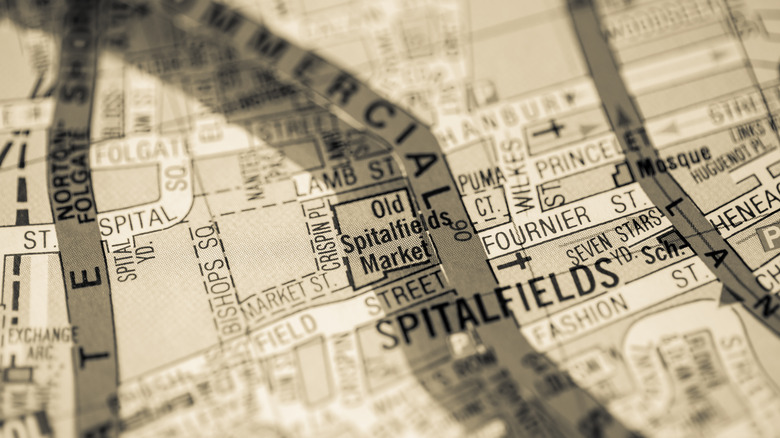 Map of Spitalfields 