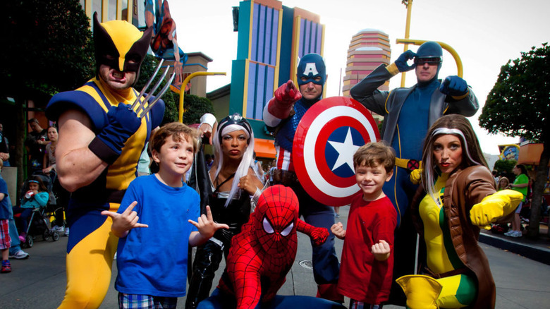 Marvel Super Hero Island characters