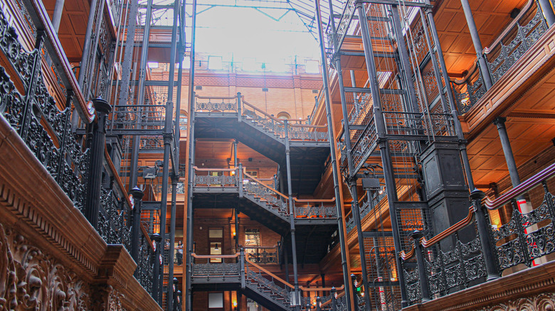 interior of the Bradbury Building