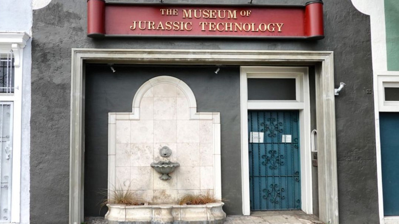 front of Museum of Jurassic Technology