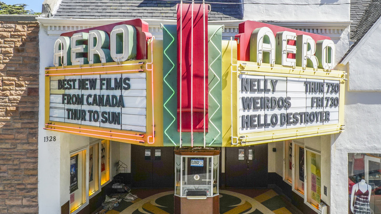 view of the Aero Theater