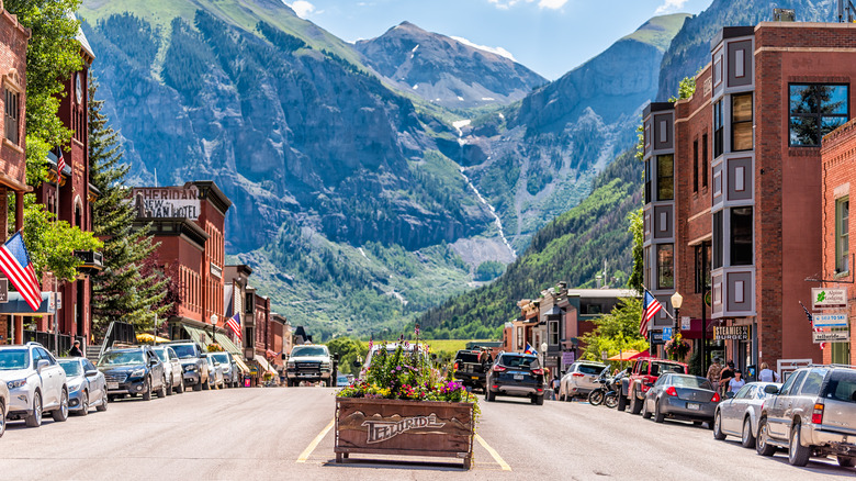 Main Street in downtown Telluride