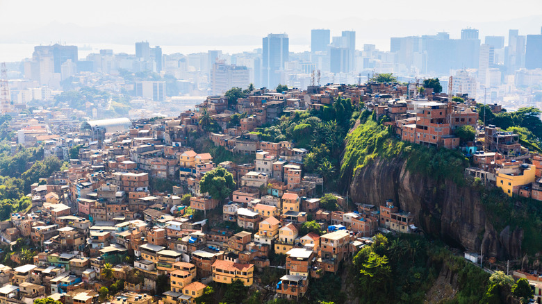 A favela neighborhood in Rio
