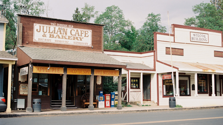 historic downtown of Julian