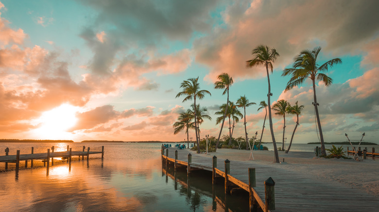 Florida Keys at sunset