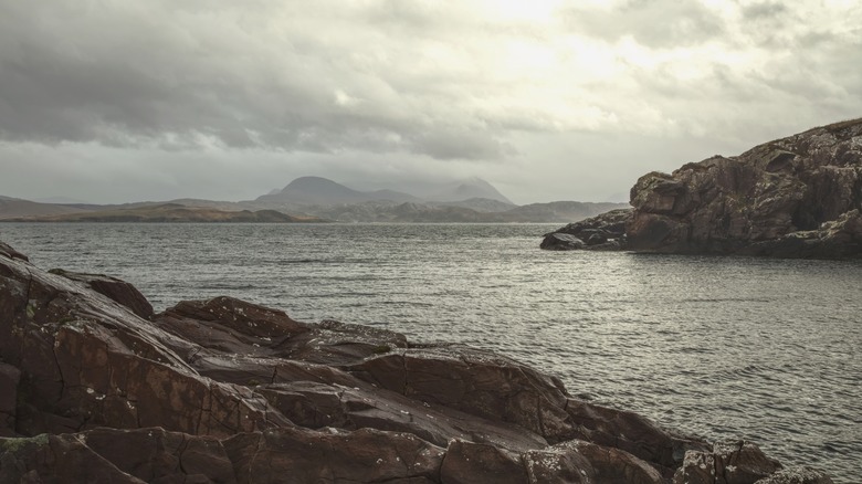 coastline of Gruinard Island, Scotland 