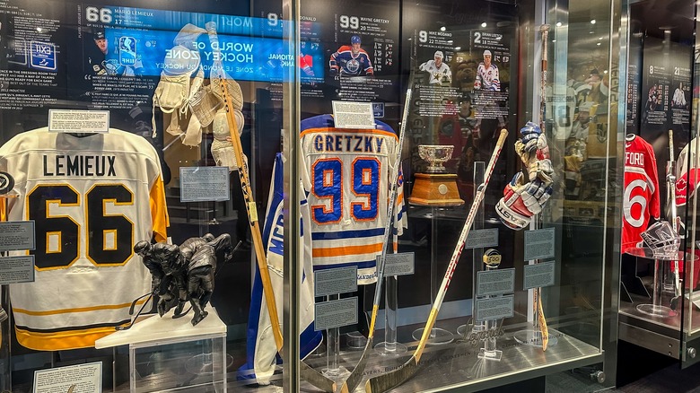 Jerseys at Hockey Hall of Fame