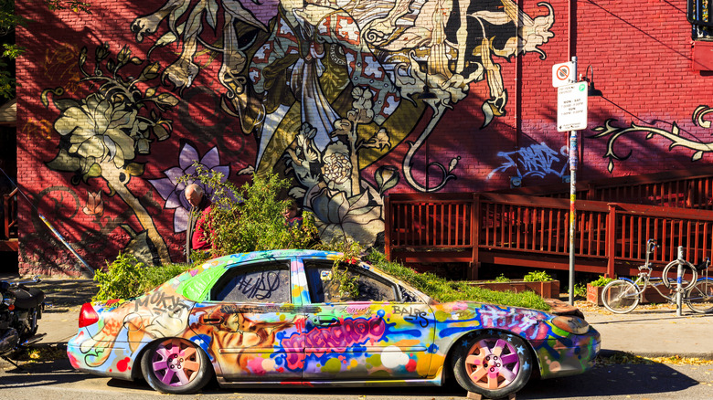 Garden car at Kensington Market