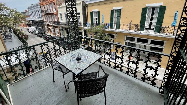 balcony of Hotel Villa Convento