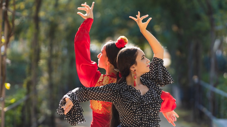 Spanish flamenco dancers