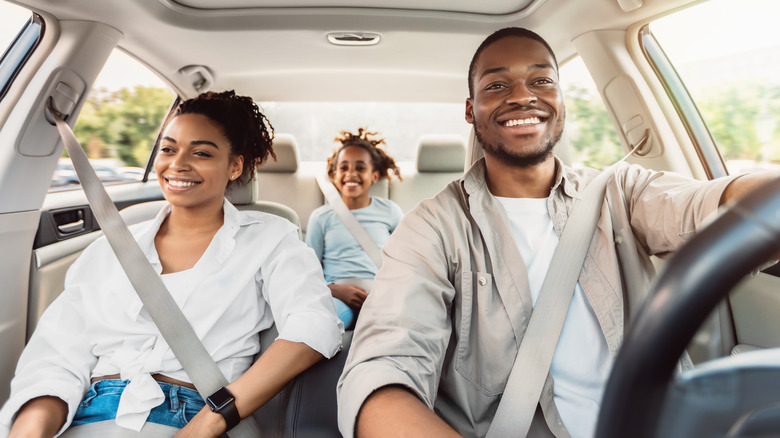 family on road trip