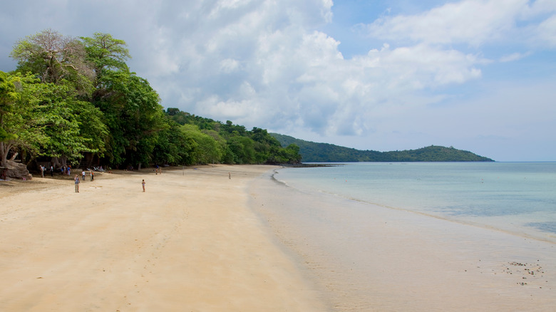 View of N'Gouja Beach