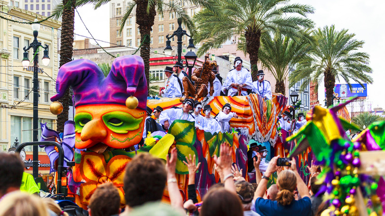 Mardi Grad parade in New Orleans