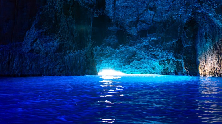 Kastellorizo Blue Cave interior